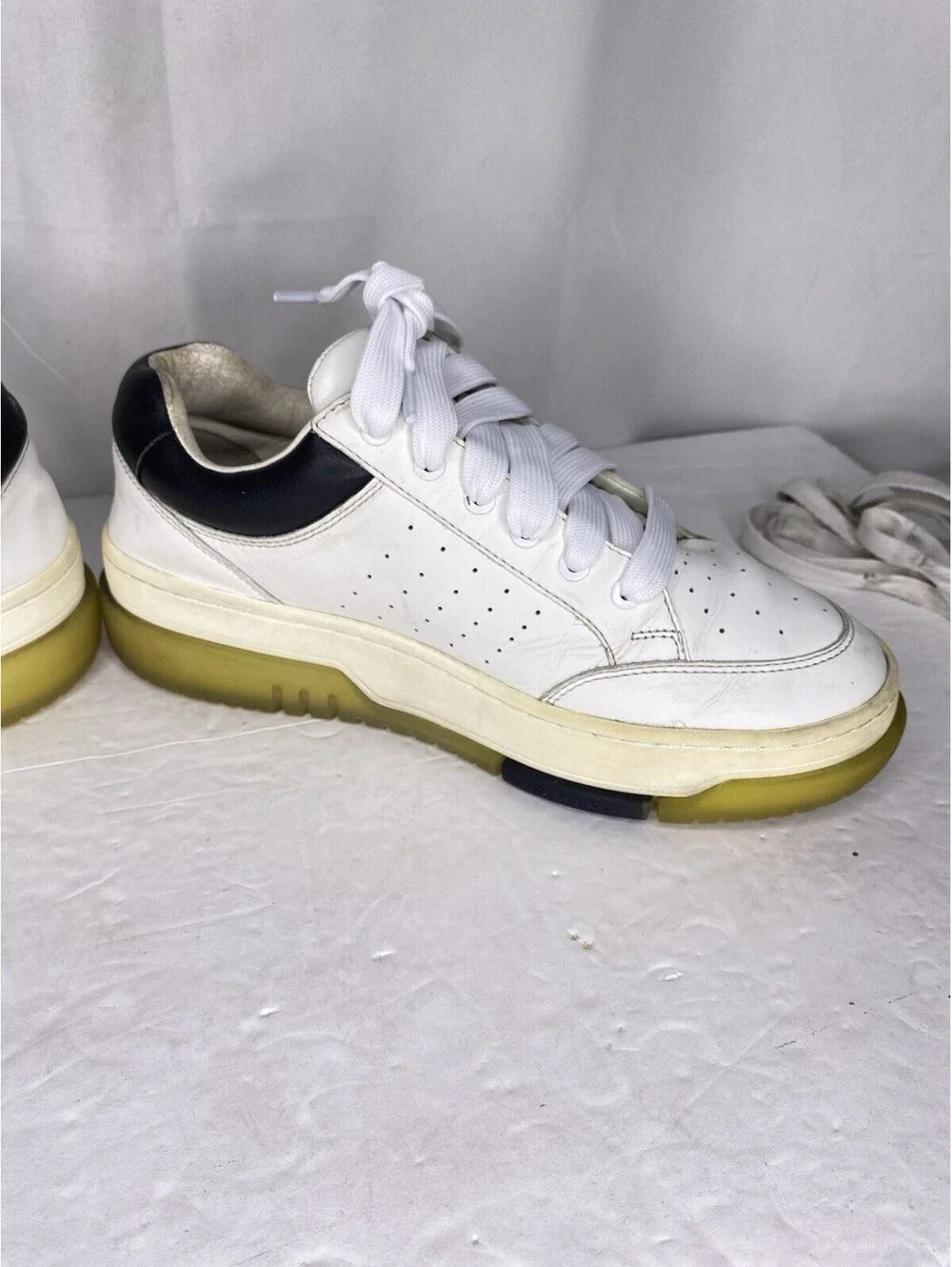 Amiri Stadium Low Sneakers White/Black Size 43 Replacement Laces